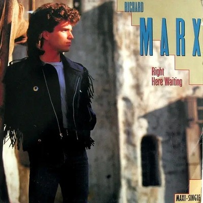 Richard Marx Right Here Waiting NEAR MINT Emi Usa Vinyl LP