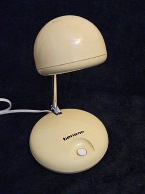 Vintage Tensor Atomic Eyeball Desk Lamp Yellow MCM Adjustable- Tested Works 