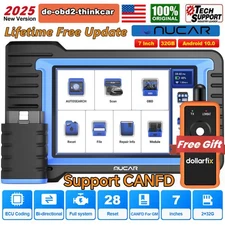 2025 MUCAR VO7S Bidirectional Car Diagnostic Scanner Tool All System K-ey Coding