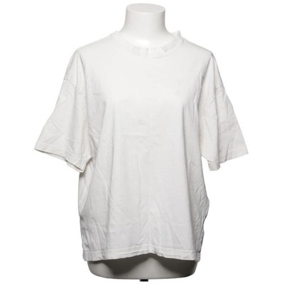 Ninepine, T-shirt, Größe: M, Weiß, Baumwolle, Einfarbig, Damen #HQx
