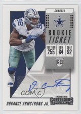 2018 Panini Contenders Dorance Armstrong Jr #315 Auto 0v09