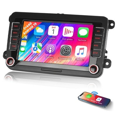 Für Skoda Fabia 2 2008-2013 Android15 Apple Carplay Autoradio RDS GPS Navi Wifi