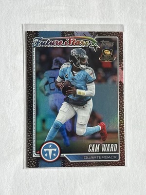 2026 Topps Flag #264 Cam Ward Future Stars Football Border Tennessee Titans