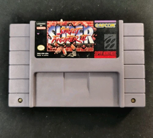 Super Street Fighter II (SNES, 1994) Game Only | Tested | Authentic