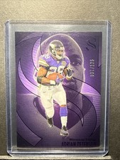 2025 Panini Silhouette Adrian Peterson /125 🔥 Vikings Legend Purple Color Match