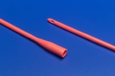 Urethral Catheter Dover Straight Tip Hydrophilic Coated Red Rubber 16 Fr. 12 Inc