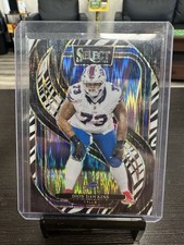 2024 Panini Select Football Dion Dawkins Zebra SSP #152 