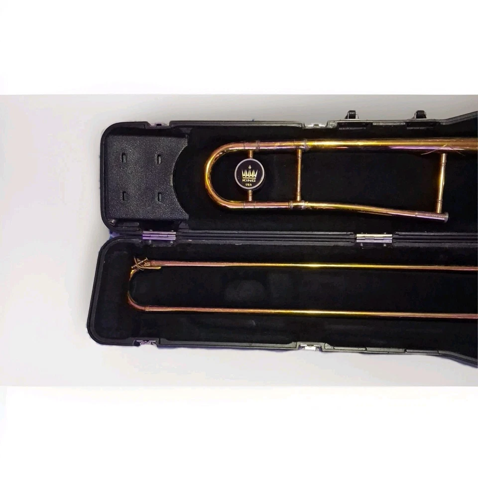 Trombón King con boquilla y estuche King Foto 3 de 4