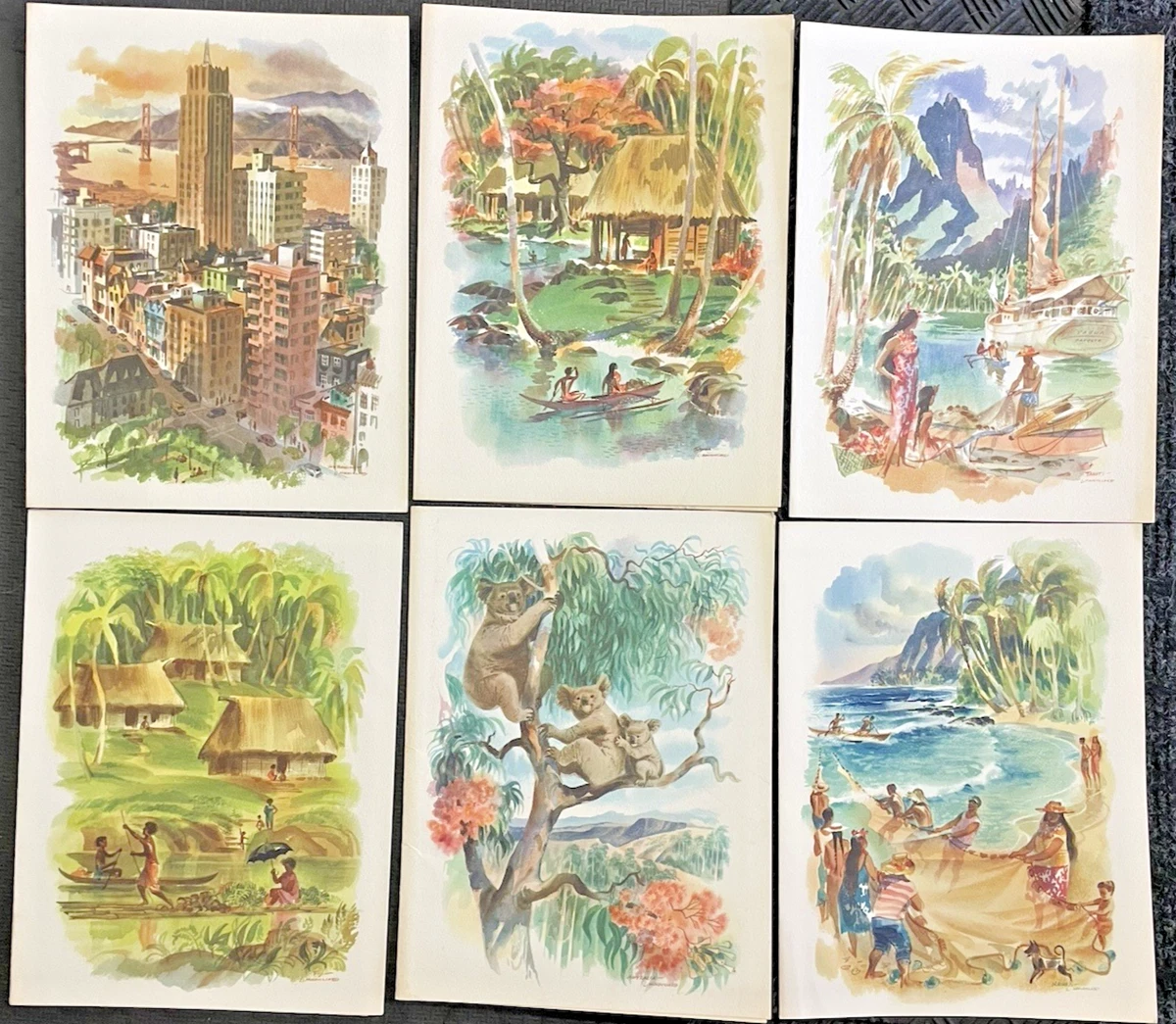 Lot of 2 1940/50s ビンテージ Matson Menu Matson Menu for sale | eBay