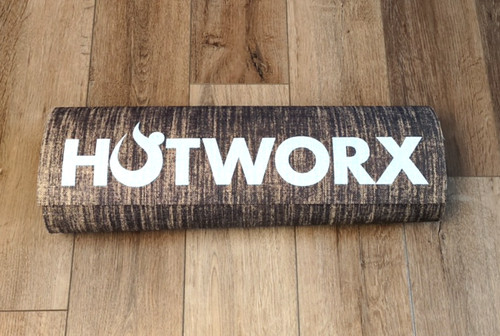 HotWorx Brown Hemp Fiber Yoga Mat Non-Slip 24" x 72"