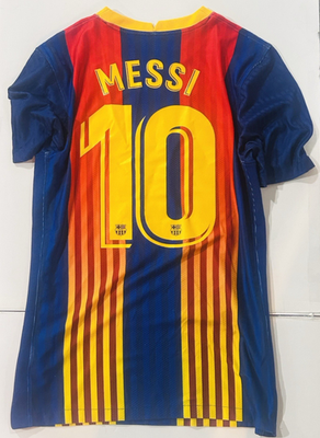2020-21 Nike Vaporknit FC Barcelona #10 Lionel Messi Home Jersey