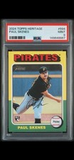 2024 Topps Heritage High Number - Paul Skenes Rookie Card #594 PSA 9