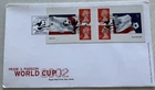 GB QEII 2002 World Cup Retail Machin Booklet RM FDC Self Adhesives Wembley SHS