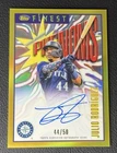 2023 Topps Finest Flashback Julio Rodriguez Rare Gold Phenoms Auto /50 Mariners
