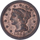 Photo of a 1852-P Large Cent from an eBay listing that sold on Jul 20, 2026