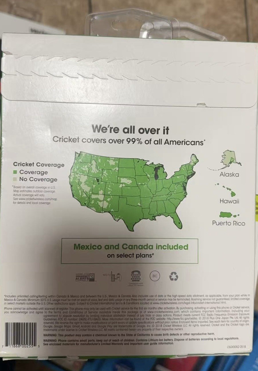NEW Cricket Wireless Cricket Wave 16GB 4G LTE Prepaid &ndash; Sealed