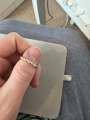 Pandora Rose Band Ring mit CZ Größe 52 Nagelneu  