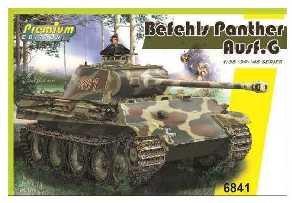 DRAGON 1/35 MILITARY MODEL KIT TANK BEFEHLS PANTHER AUSF.G 1:35 thumbnail 2