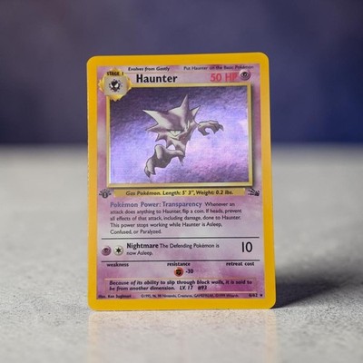 1999 Haunter 6/62 Fossil Holo 1st Edition - Never Played - NM