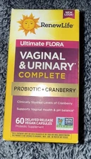 Renew Life Ultimate Flora Vaginal & Urinary Complete Probiotic 60 Capsules 10/26