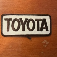 Vintage Toyota Racing Dealer Uniform Service Patch free shipping hard to find