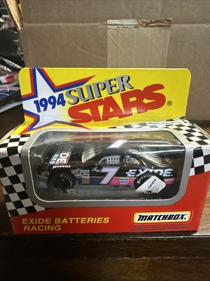 Matchbox 1994 Nascar Superstars # 7 Exide Batteries Limited Edition 1:64 Diecast