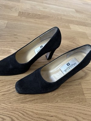 Givenchy Pumps / High Heels aus Wildleder - Schwarz Gr. 35,5 Vintage 