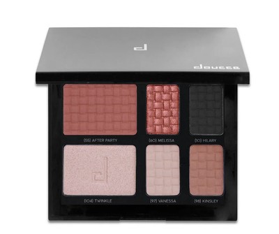 Doucce On The Go Palette - 4 Eyeshadows; 1 Highlighter; 1 Blush - SEALED Package