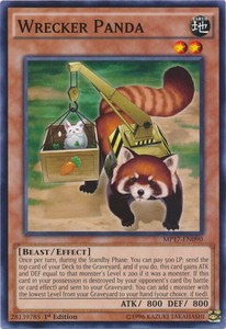 Wrecker Panda - MP17-EN090 - Common - 1st Edition x3 - Near Mint