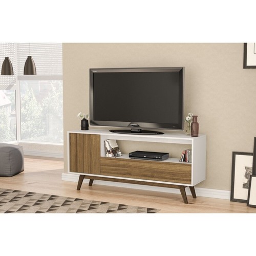 Modern TV Stand 65 Inch TVs W/ Storage Cabinets Drawers & Open Shelving New - Picture 14 of 15