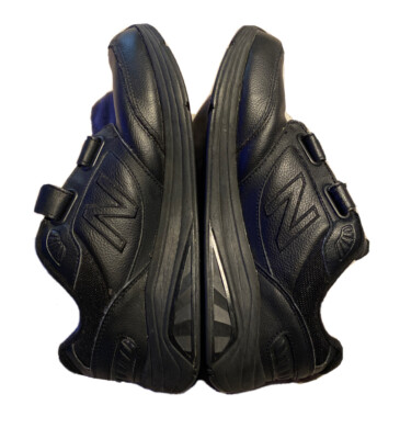 NEW BALANCE Men's Black Comfort Walking Sneaker Shoes Size