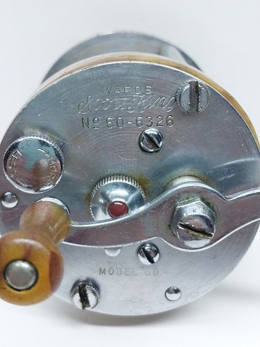 Vintage Wards Sport King No 60-6326 Model 60 Baitcasting Fishing Reel - Picture 2 of 12