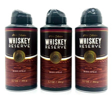 Bath  Body Works Lot of 3 WHISKEY RESERVE Men's Collection Body Sprays