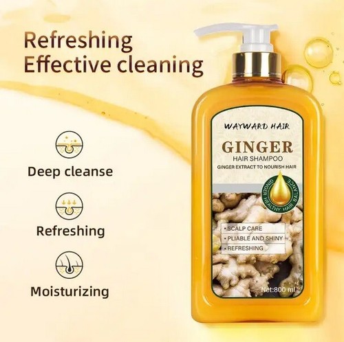 Ginger Shampoo and Conditioner Infused High-Quality Boost Hair Growth and Combat - 第 7/8 張圖片