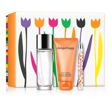 Clinique Perfectly Happy Fragrance Women's Gift Set / 3pc - NIB