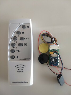 Wireless Diesel Sound Decoder /w speaker for dcc/dc/ac operation.