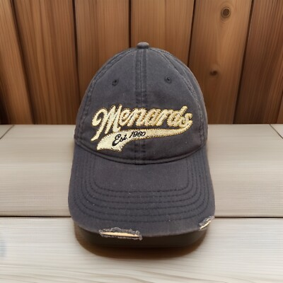 #ad #ad Menards Retro Style Weathered Strapback Cap Embroidered Est 1960 Service Quality $17.00