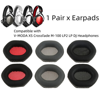 1 Paar Kopfhörer Soft Ohrpolster für V-MODA XS Crossfade M-100 LP2 LP DJ Headset