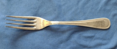 Christofle France Albi-Calissa? Silberteller Tafelgabel 20,5 cm