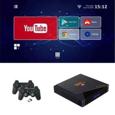 BOX SMART TV WIFI 8K 8GB DI RAM E 128 GB DI ROM CONSOLE ANDROID 12 TV ULTRA HD