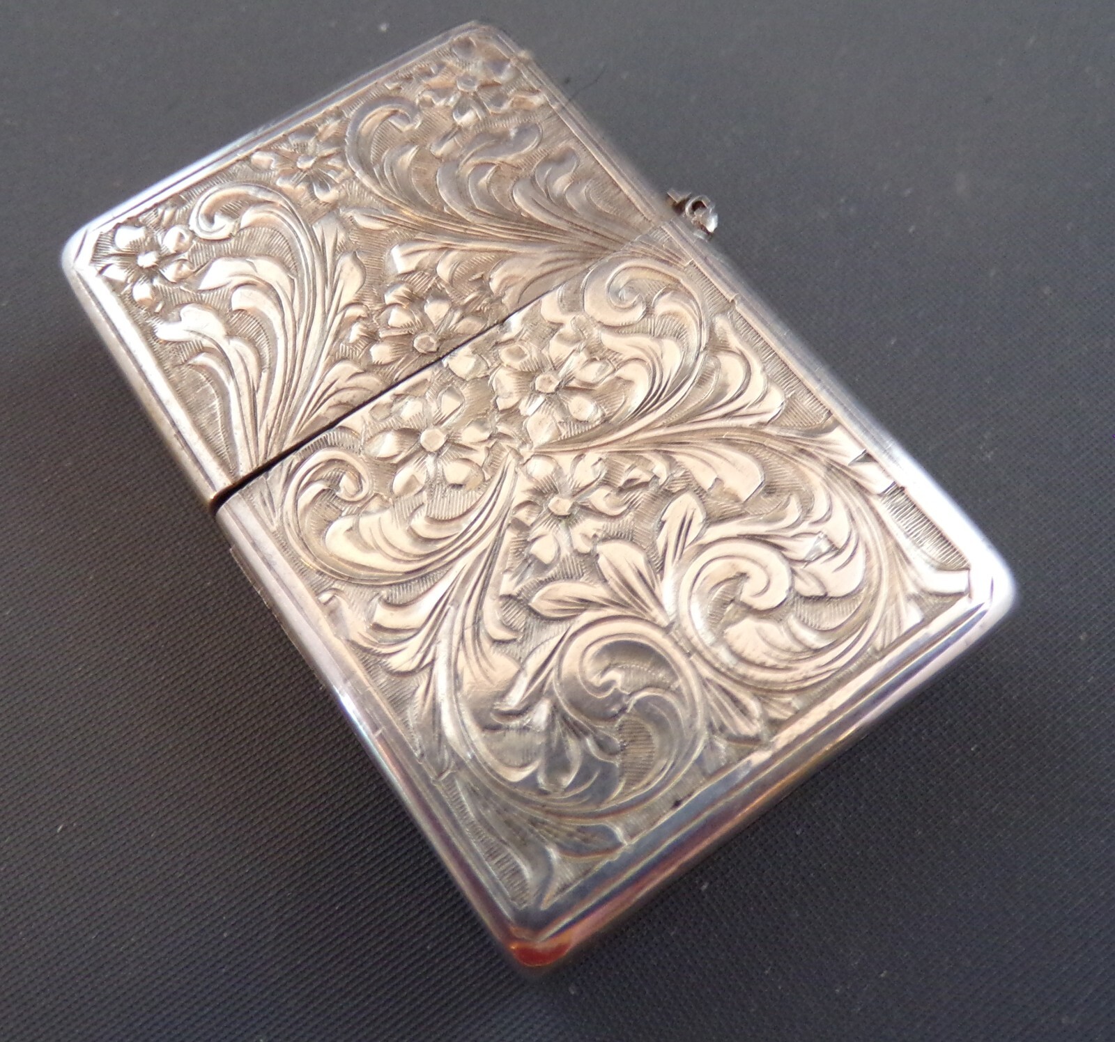 Vintage Sterling Silver Zippo Lighter, New Never Fired (8592) eBay