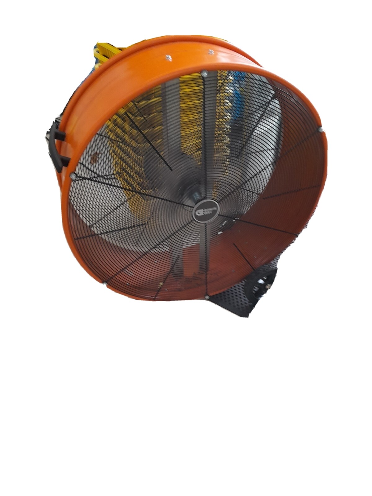 Commercial Electric BF24TFCE 24 inch Direct Drive Tilt Drum Fan - Orange