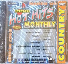 2009 MARCH 60399M COUNTRY CHARTBUSTER KARAOKE CDG