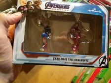 Hallmark Iron Man Capitan Marvel Avengers Endgame Christmas Tree Ornaments