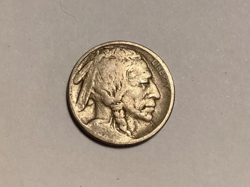 1913 Type 1 Indian Head Buffalo Nickel VG Very Good 5c Coin