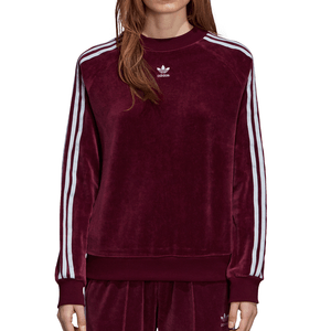 adidas velour tracksuit womens burgundy
