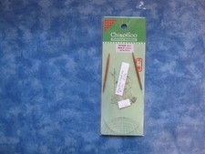 CHIAOGOO CIRCULAR PREMIUM BAMBOO 12" KNITTING NEEDLES Size 3 NIP C