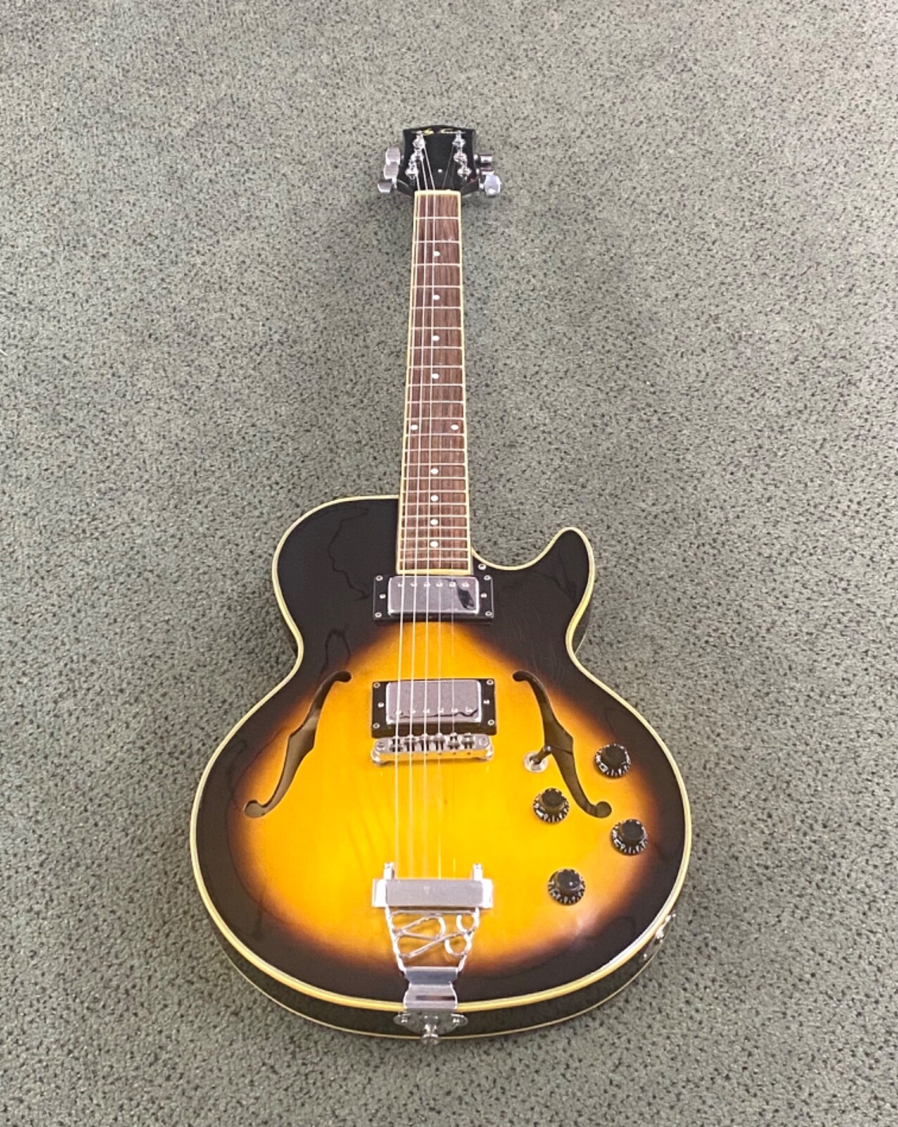 JAY TURSER SEMIHOLLOW BODY LP TOBACCO SUNBURST ELECTRIC GUITAR eBay