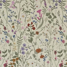 1 Roll Yellow Vintage Floral PVC Peel and Stick Wallpaper Sticky Back 17.3"X236"