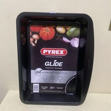 Pyrex Glide Rectangular Roaster 34x24cm Non stick coating